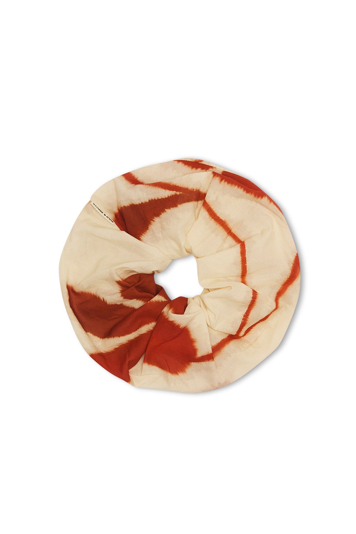 Large Cotton Scrunchie - Ruby Floral