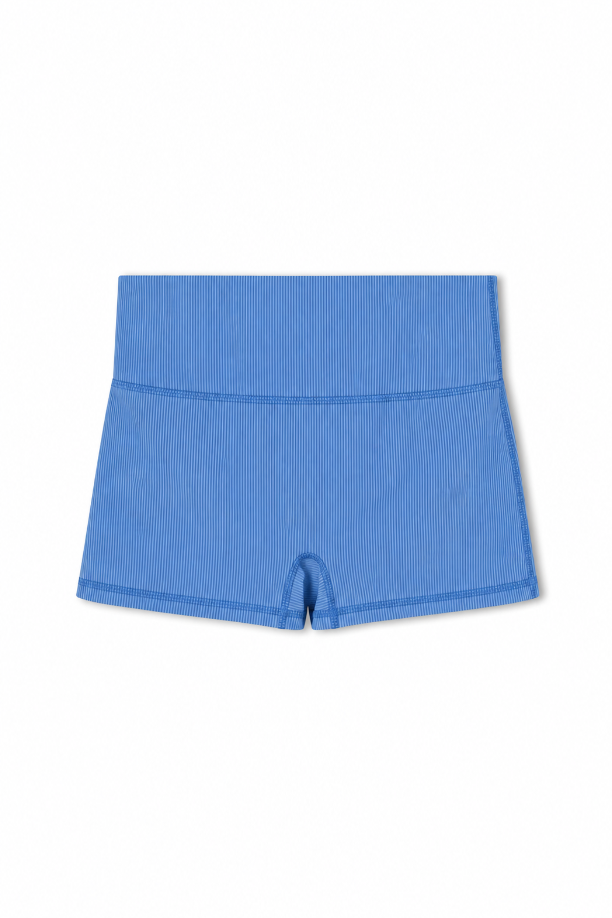 Mini Stripe Boy Short - Sky