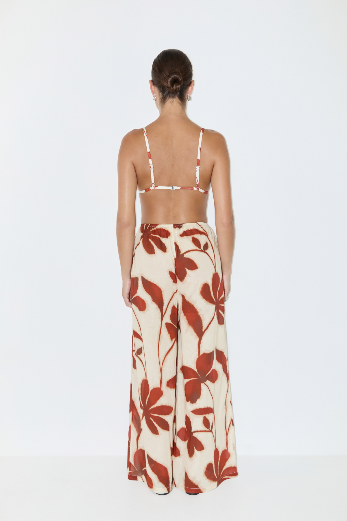 Triangle Top - Ruby Floral