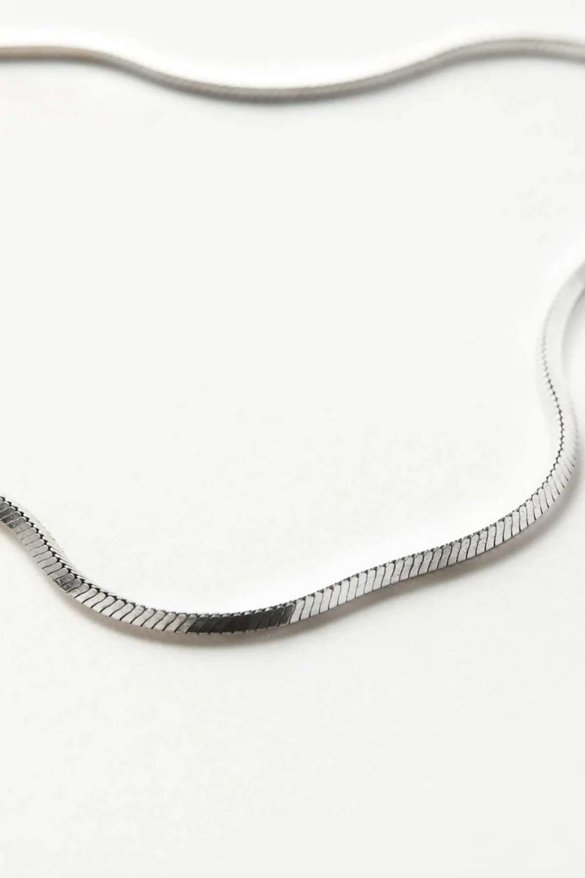 Lucy Williams Short Square Snake Chain Necklace