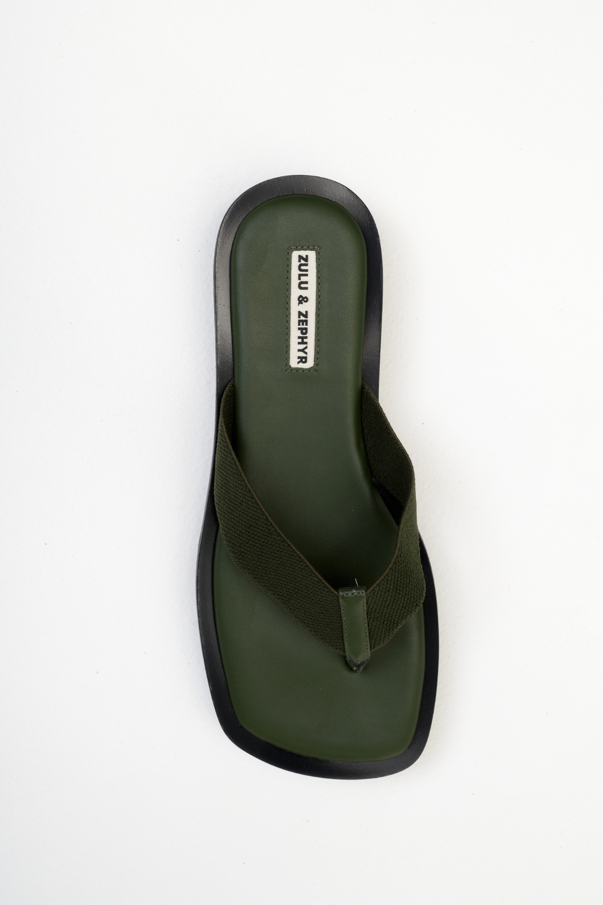 Zulu & Zephyr Thong - Forest Green