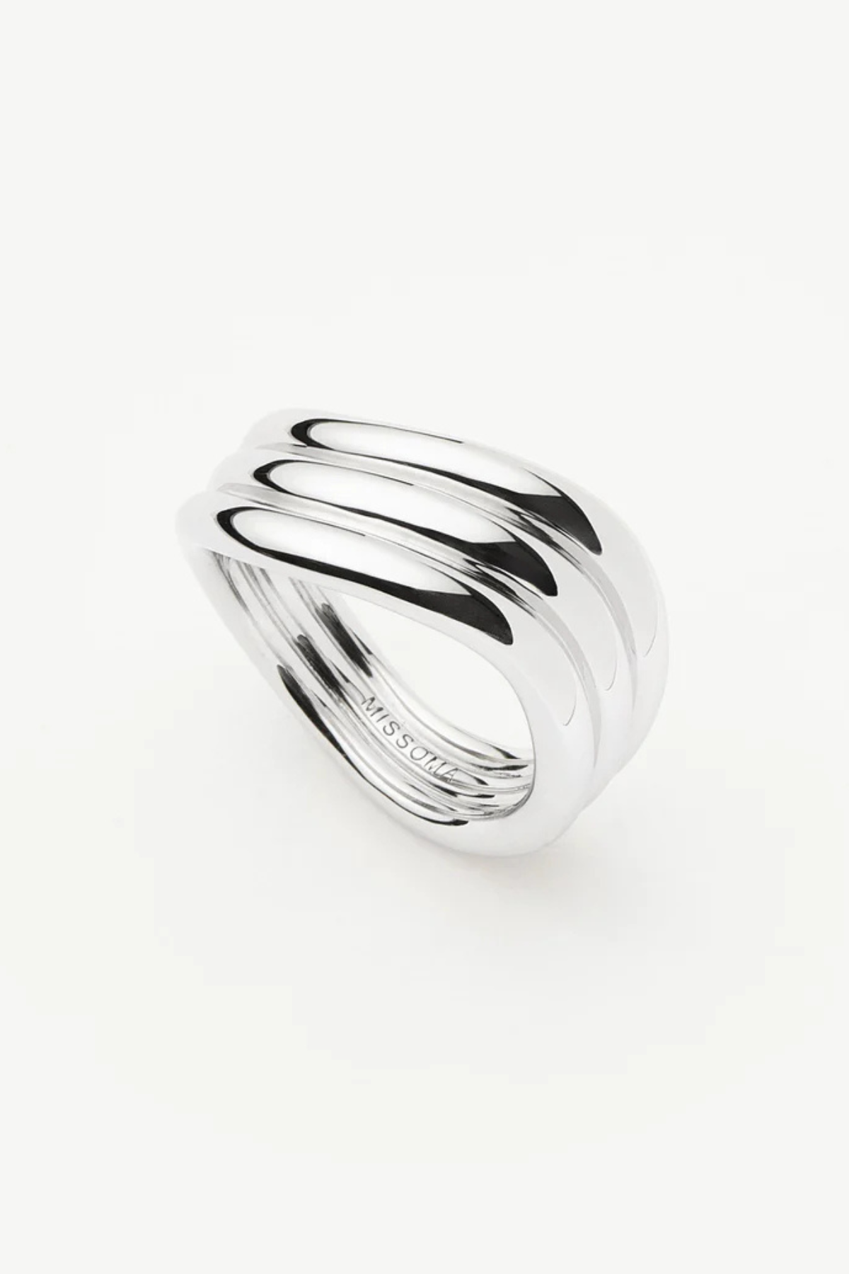 Savi Signature Triple Ring - Silver