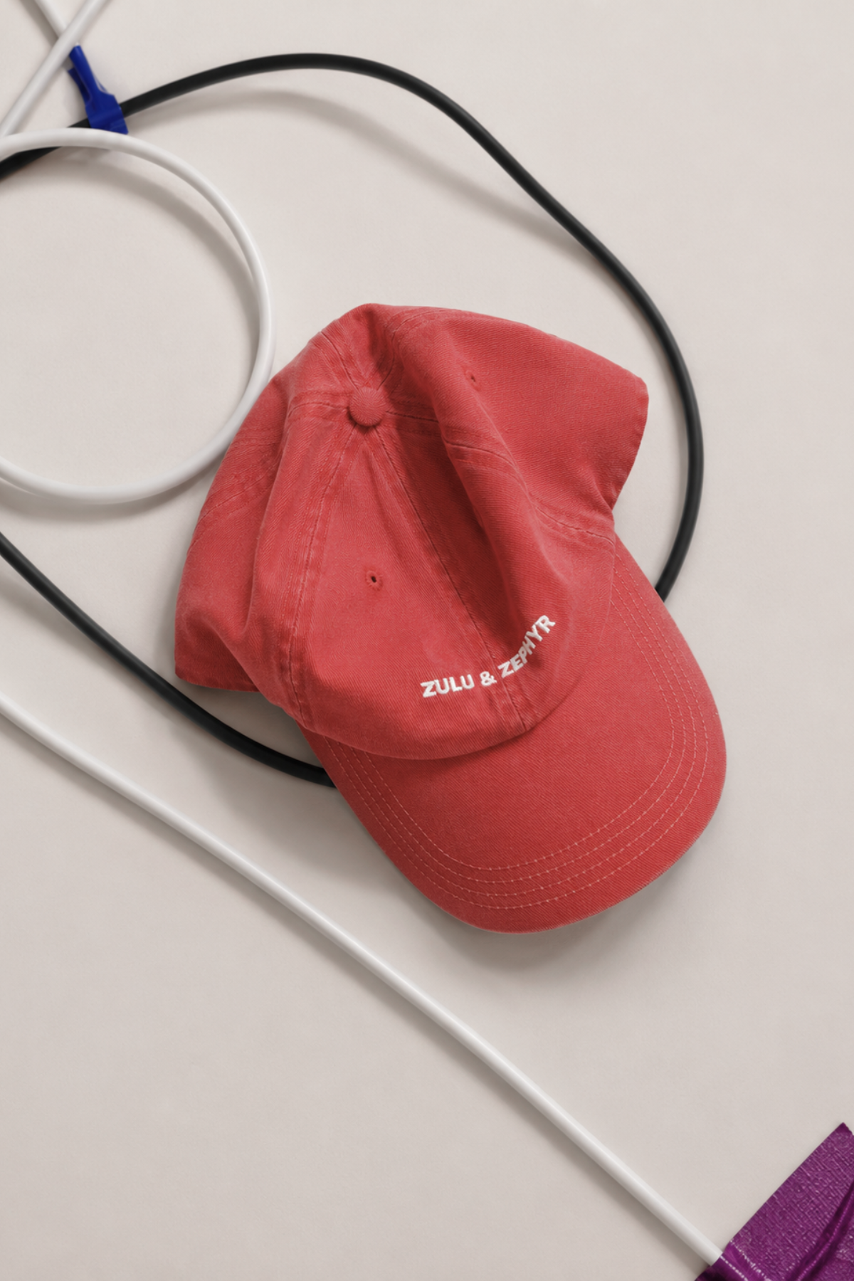 Zulu & Zephyr Canvas Cap - Red