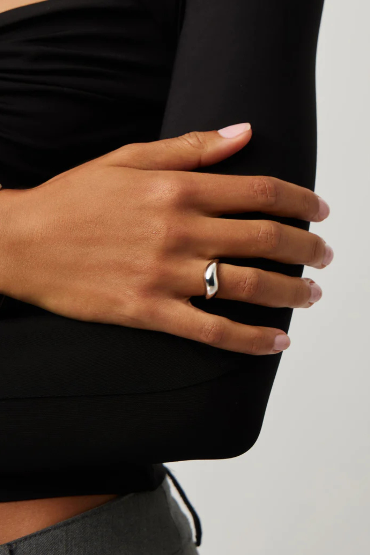 Savi Signature Stacking Ring - Silver
