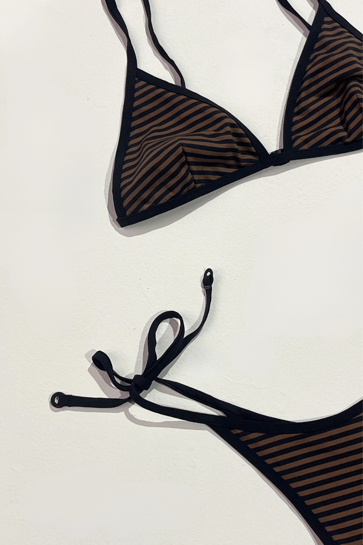 Hipster Tie Brief - Brown Stripe