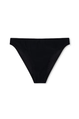 Signature Stripe High Cut Brief - Black
