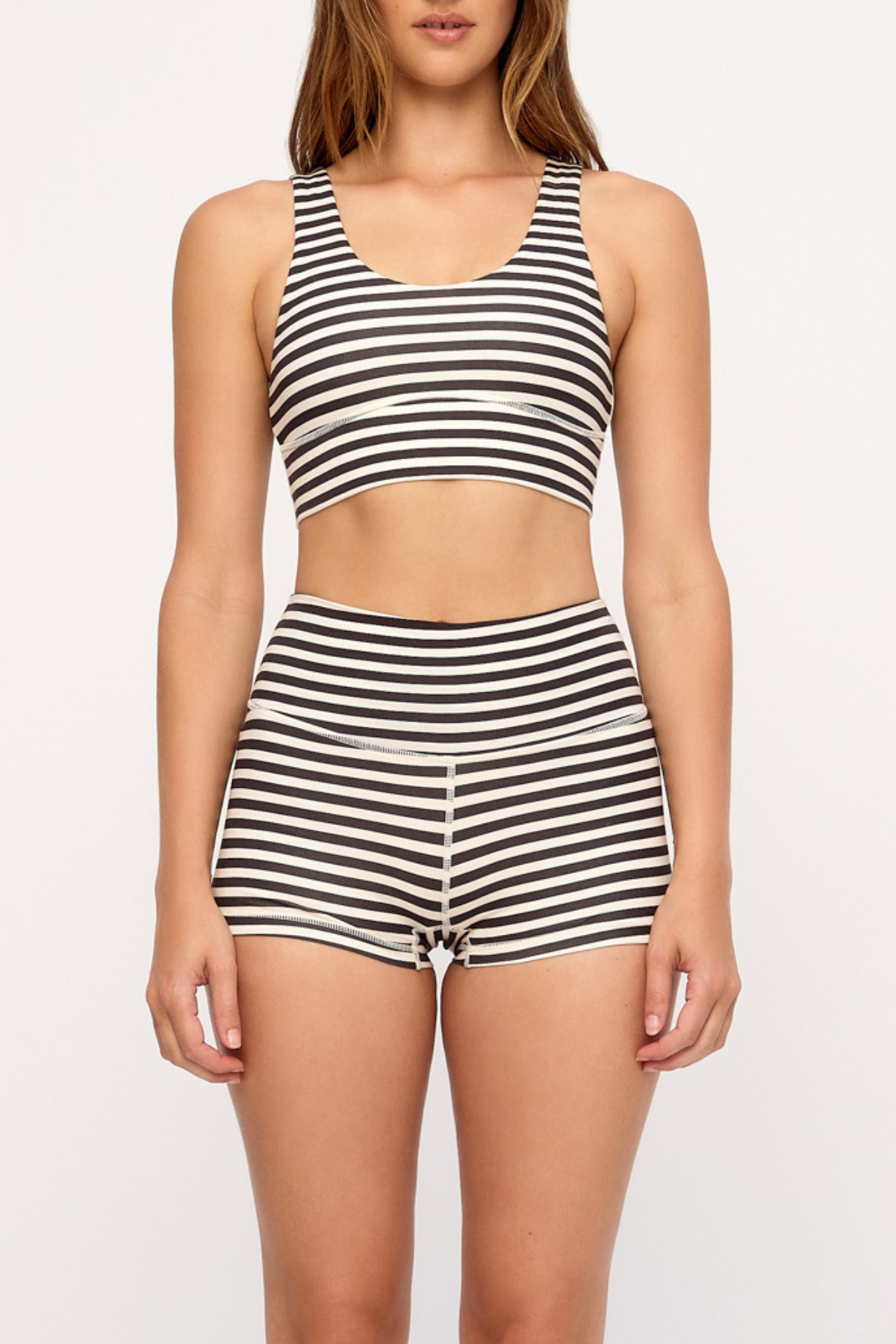 Crop Top - Black Stripe