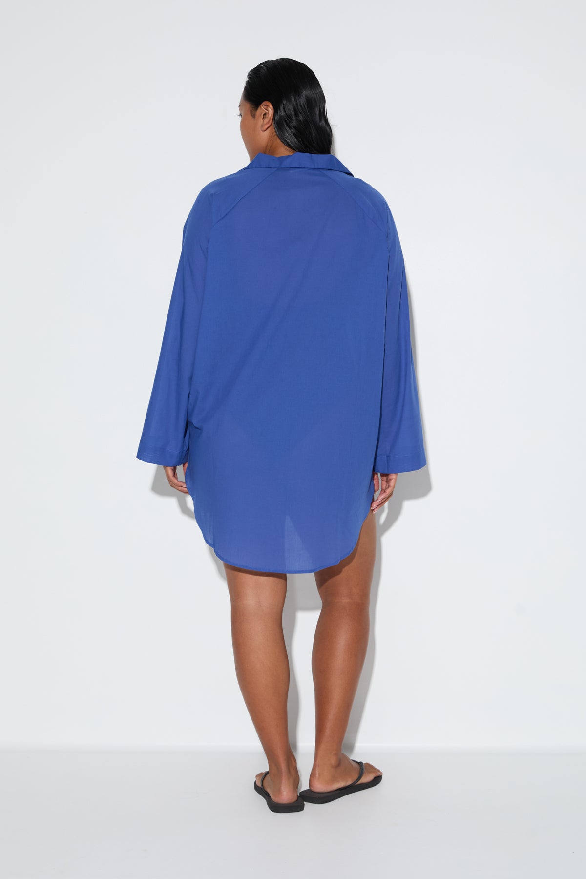 Signature Cotton Shirt - Pacific Blue