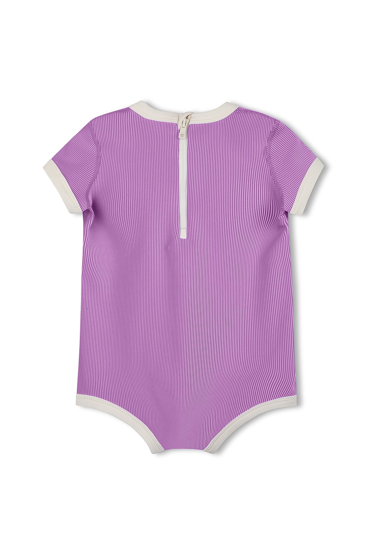 Mini Stripe Infant Onesie - Lilac