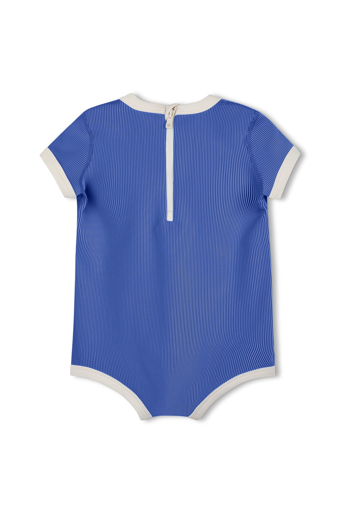 Mini Stripe Infant Onesie - Sea Blue