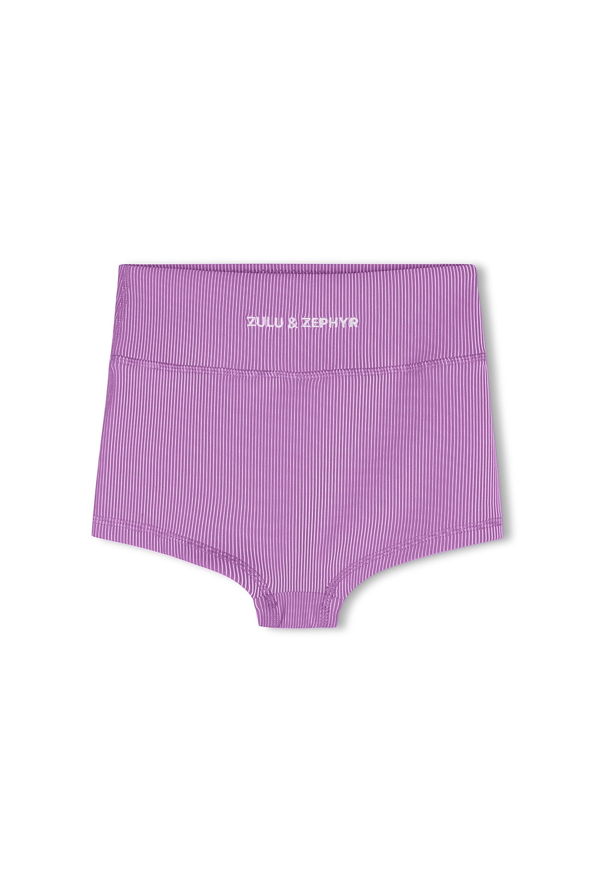 Mini Stripe Boy Short - Lilac