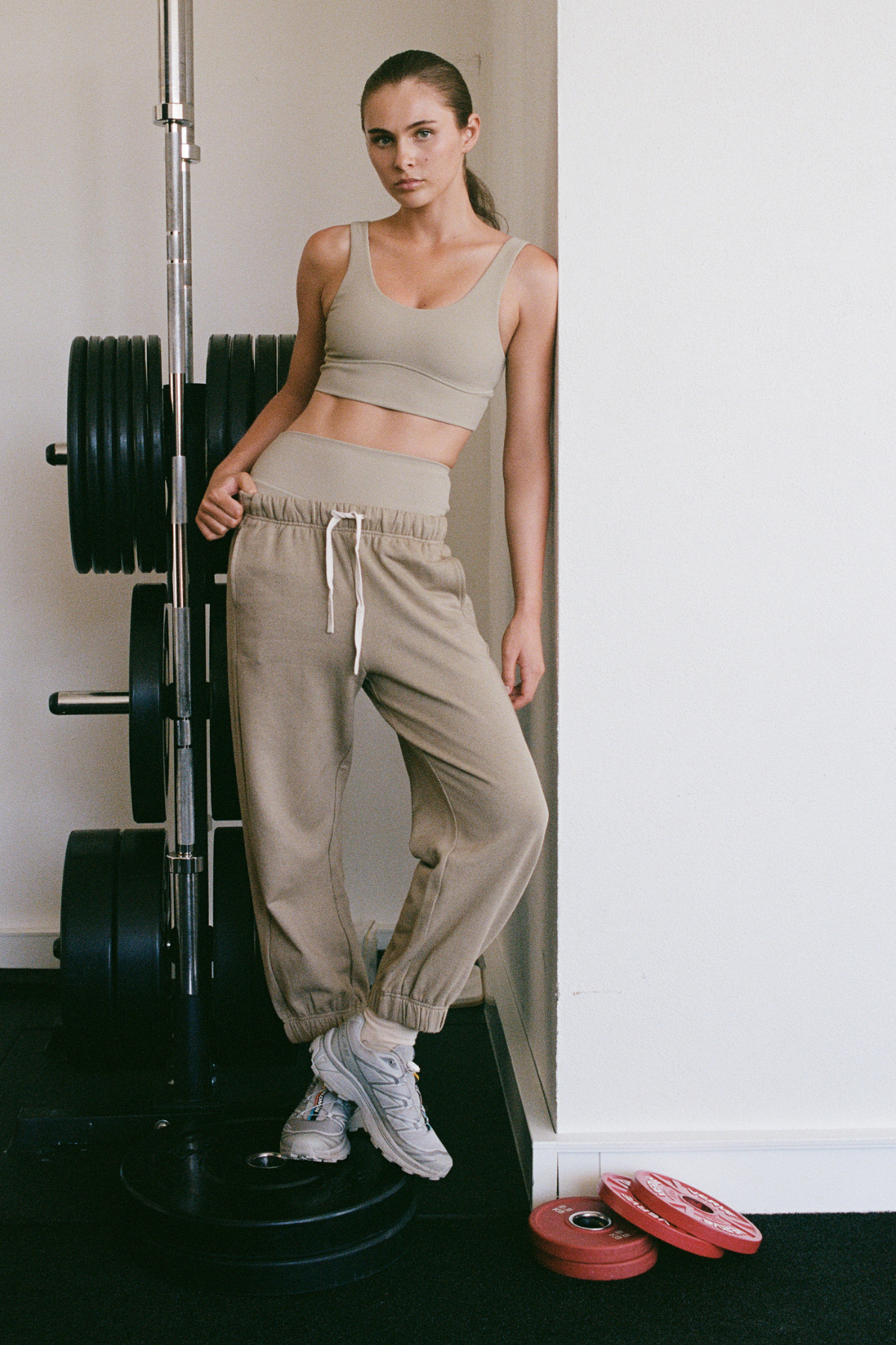 Cuffed Sport Sweatpant - Olive