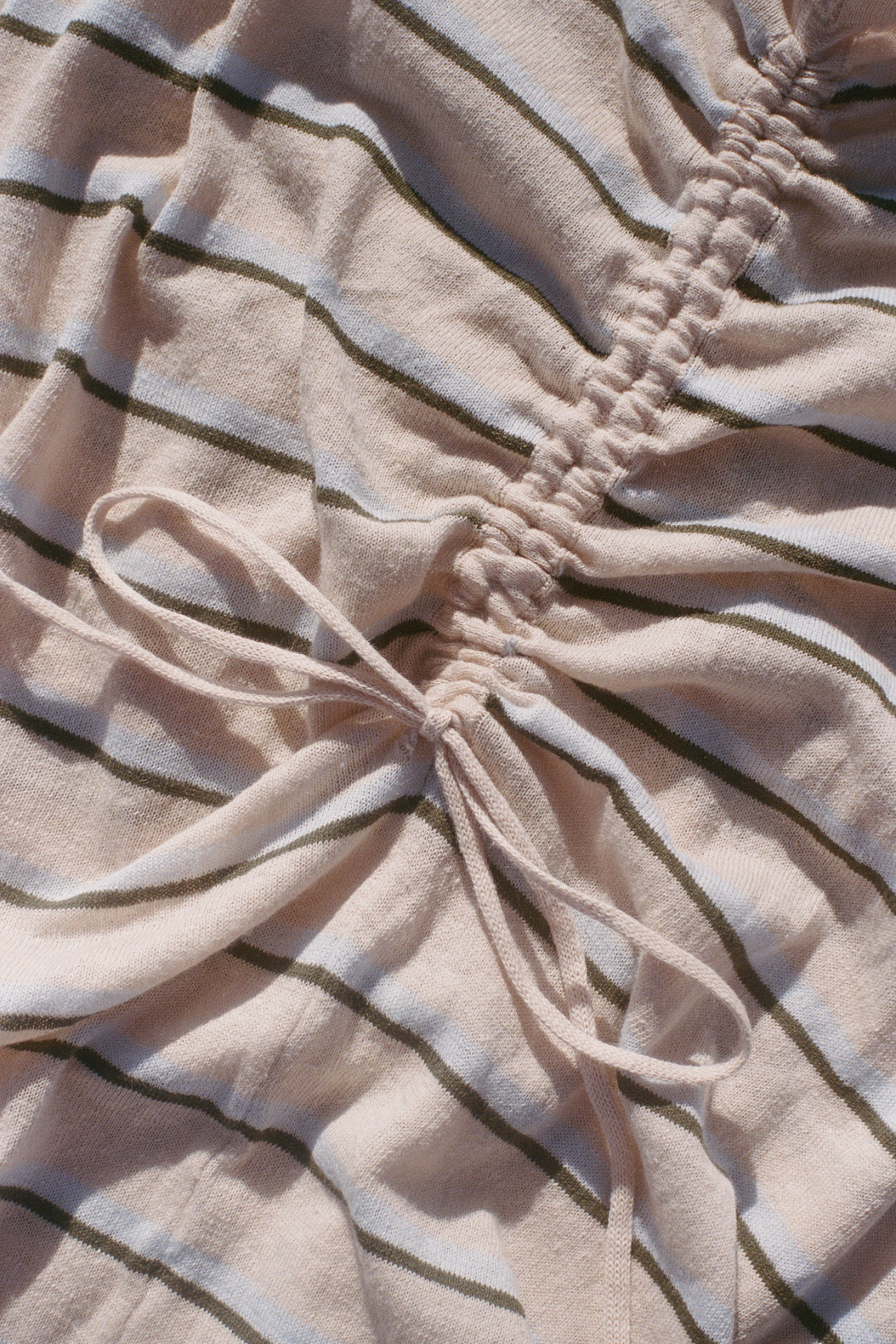Linen Cotton Skirt/Tube Top - Husk Stripe