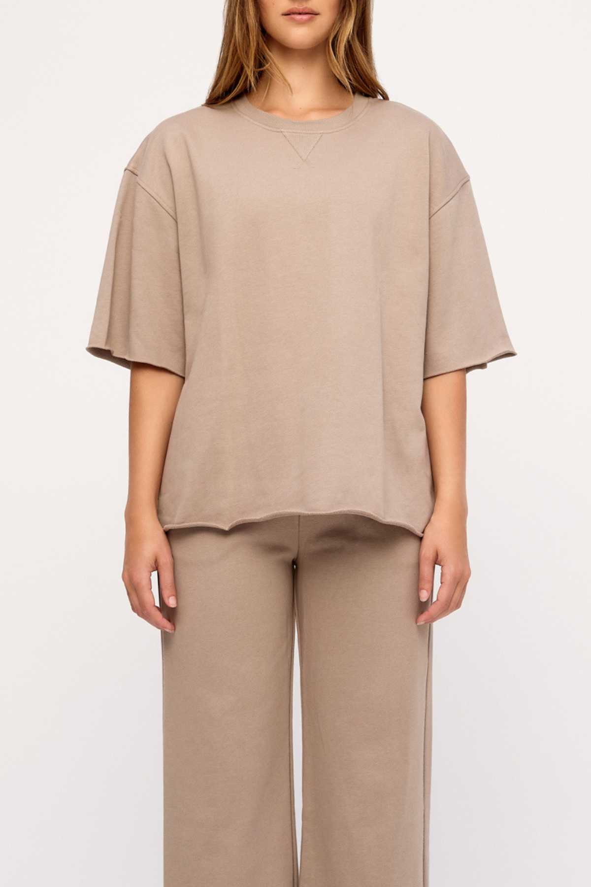 Terry Sport Tee - Stone