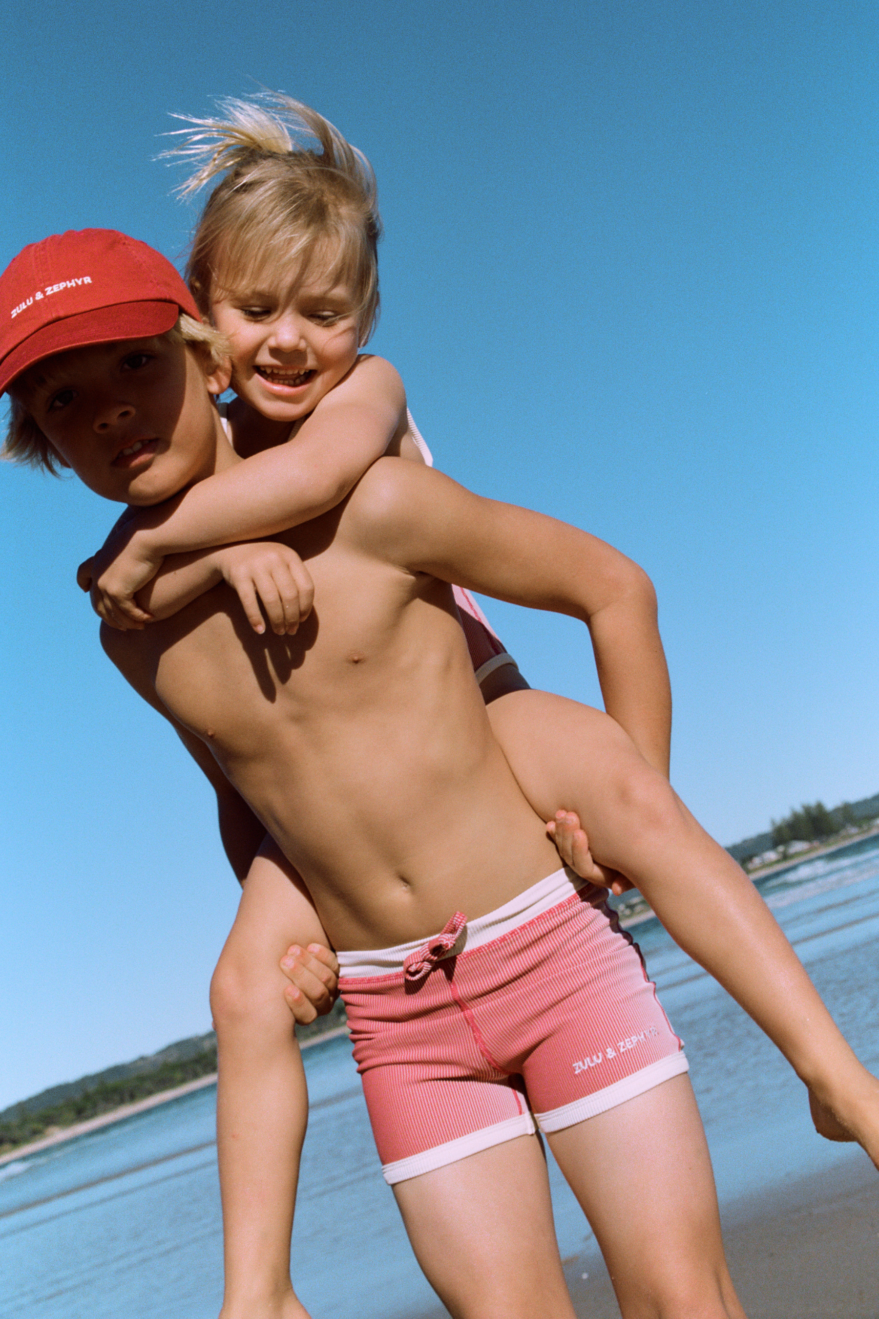 Nylon Surf Cap - Clay Red