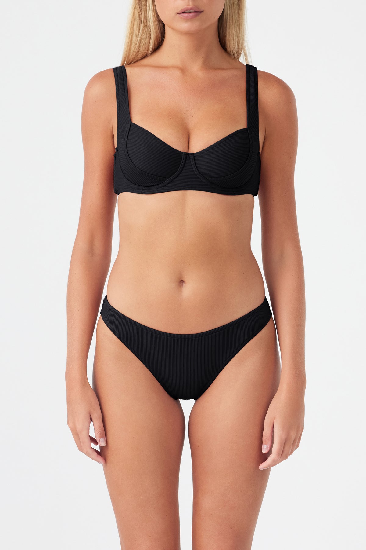 Bra Cup Top - Black