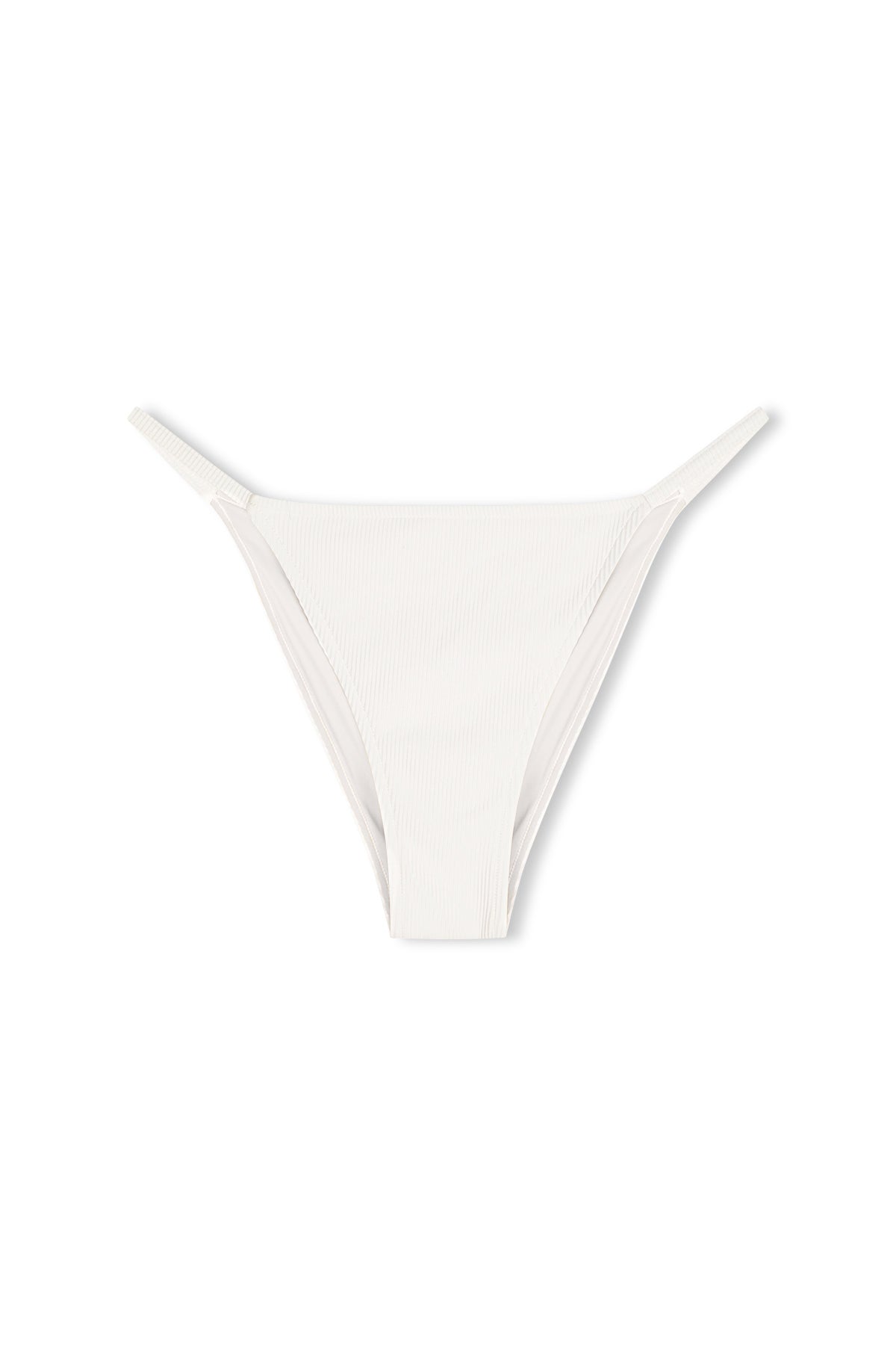 Signature Stripe Hipster String Brief - White