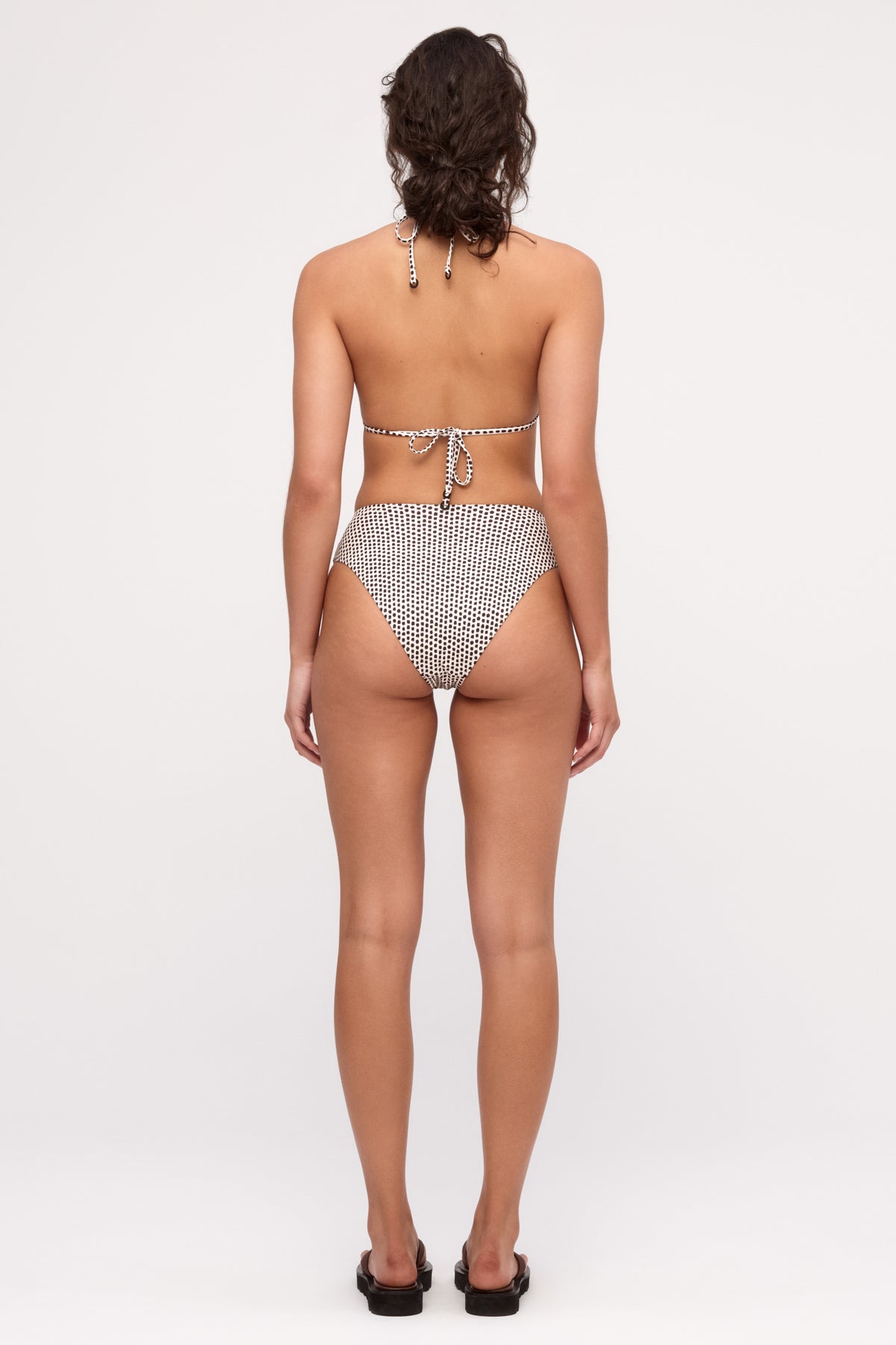 Reversible Waisted Full Brief - Natural Spot