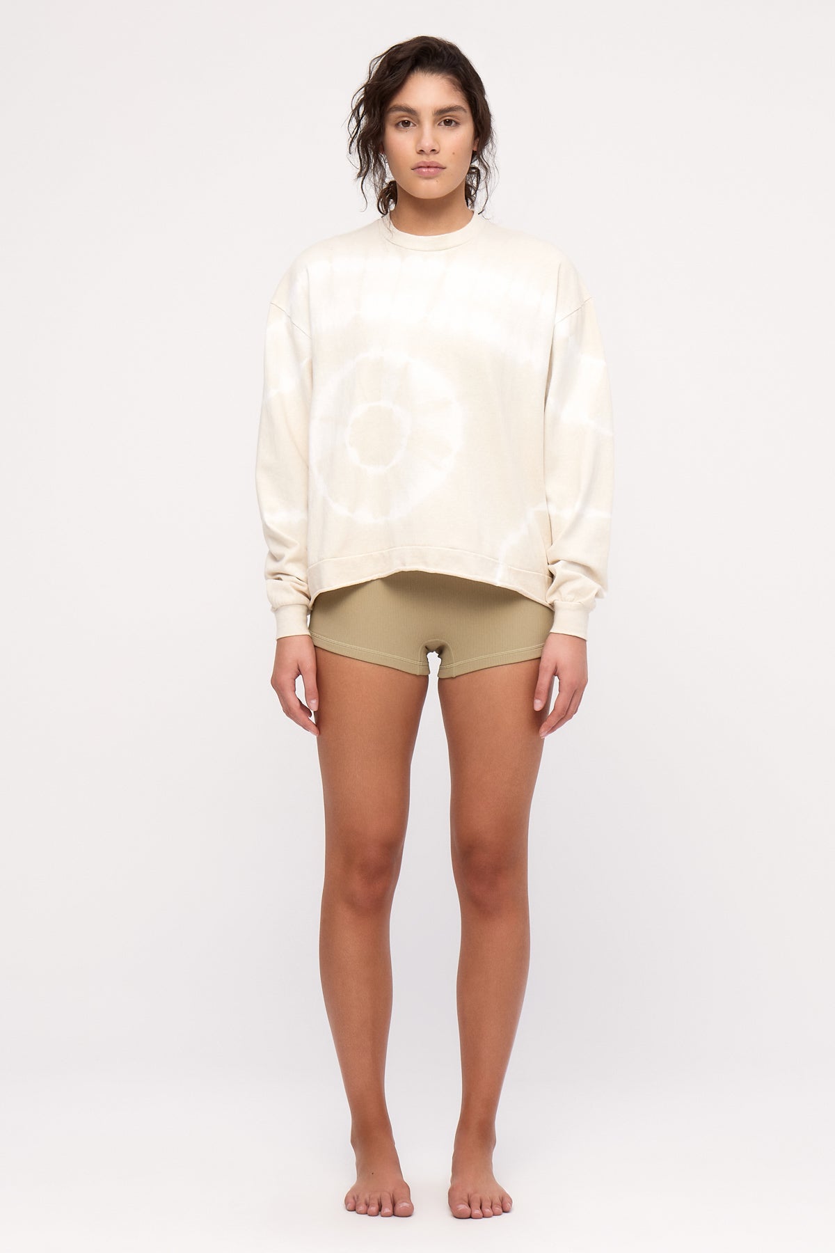 Tie Dye Sweatshirt - Natural Tie Dye