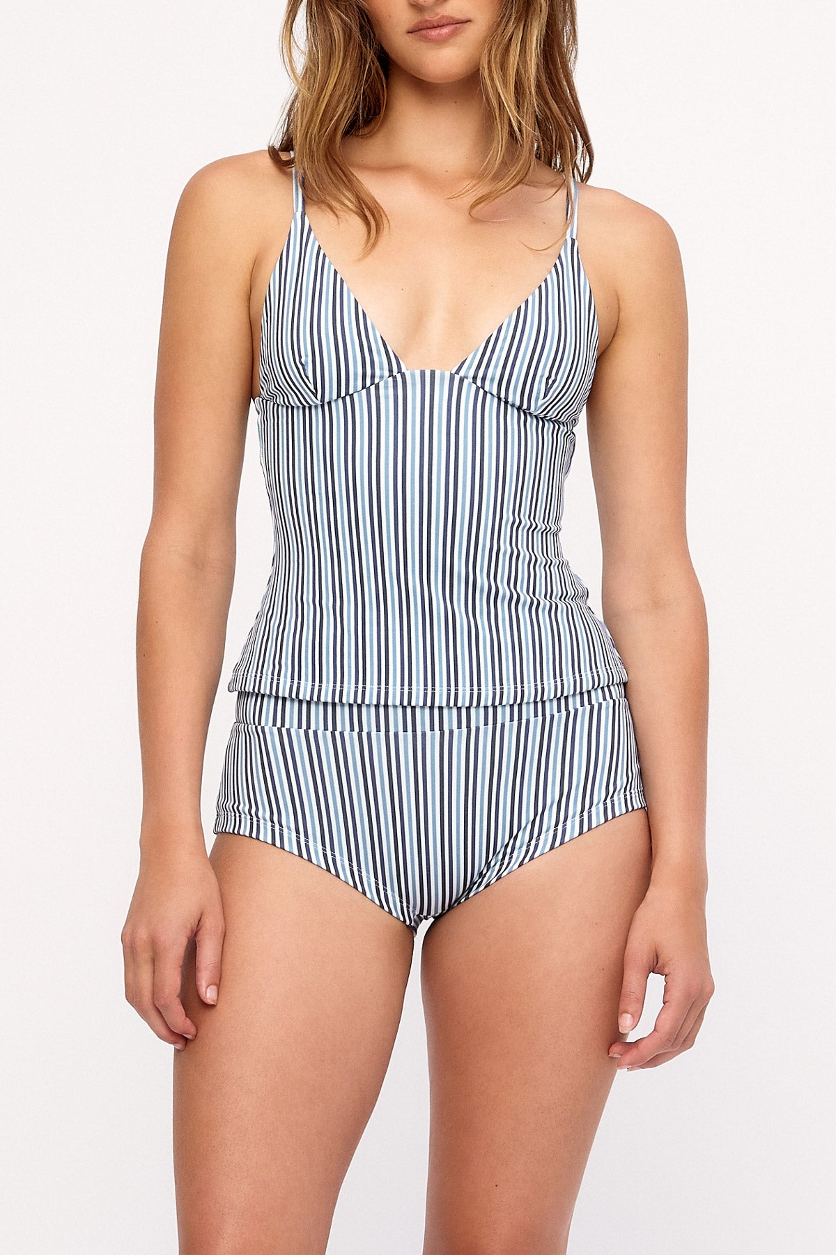 Tank Top - Blue Pin Stripe