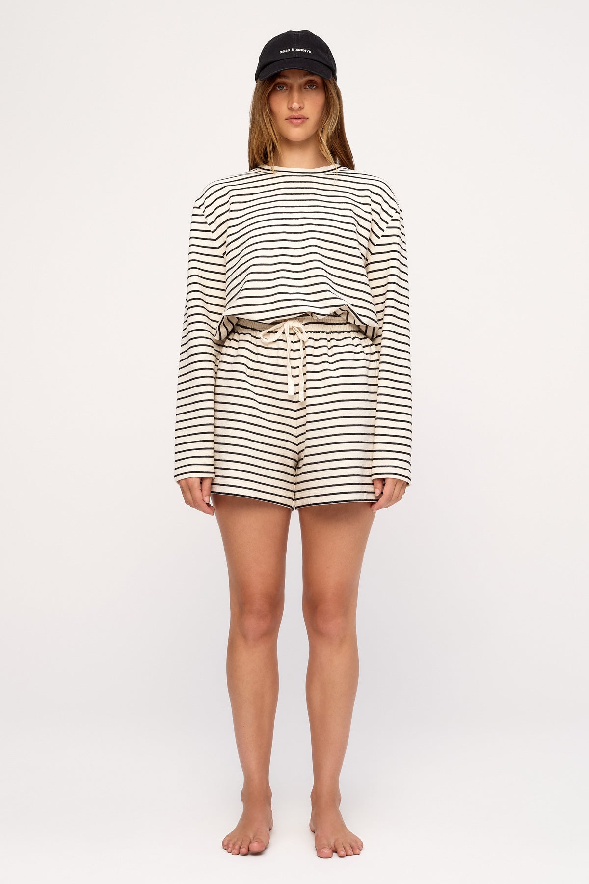 Jersey Sport Short - Black Stripe