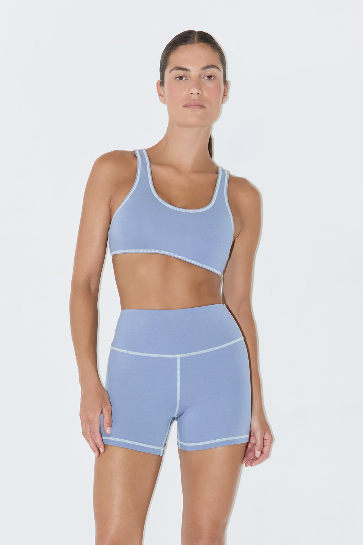 Crop Top - Denim Blue