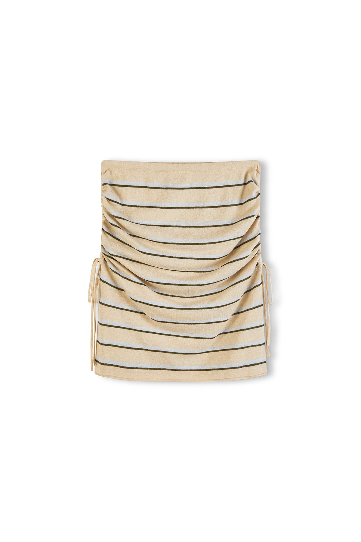 Linen Cotton Skirt/Tube Top - Husk Stripe