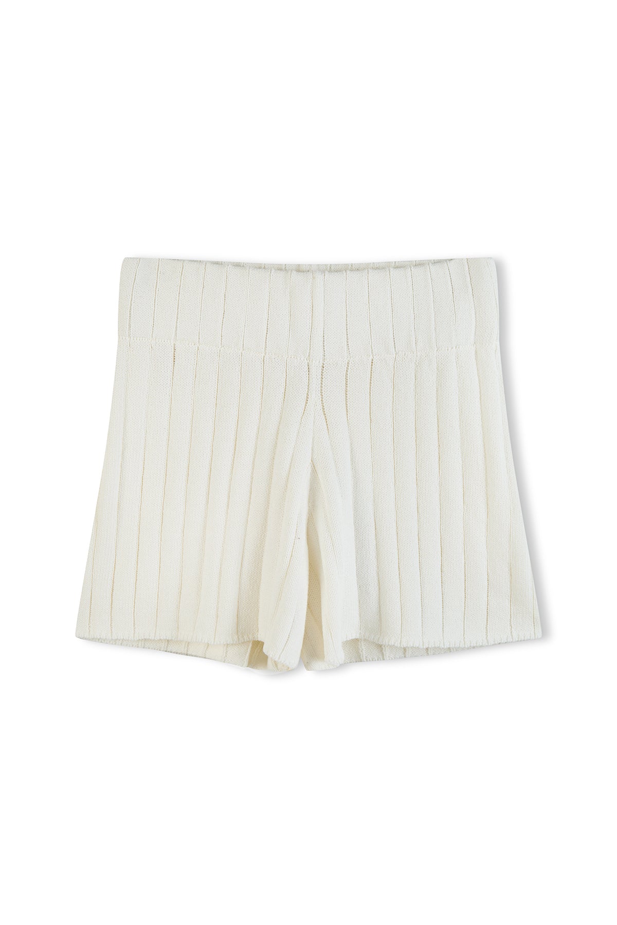 Rib Knit Short - Cream