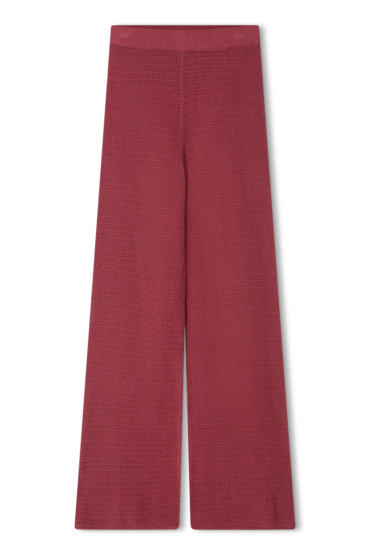 Cotton Knit Pant - Berry