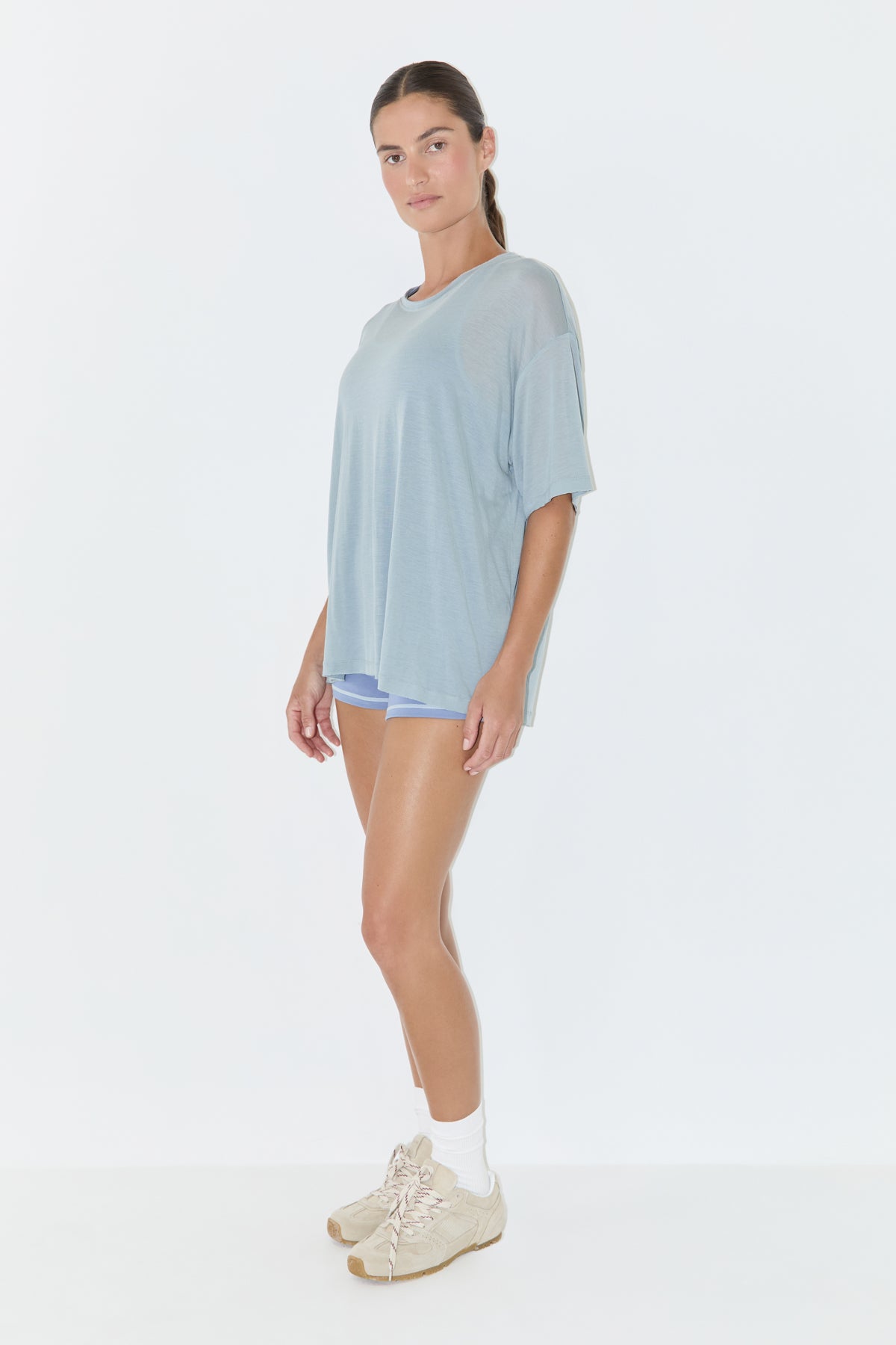 Soft Layering T-Shirt - Denim Blue
