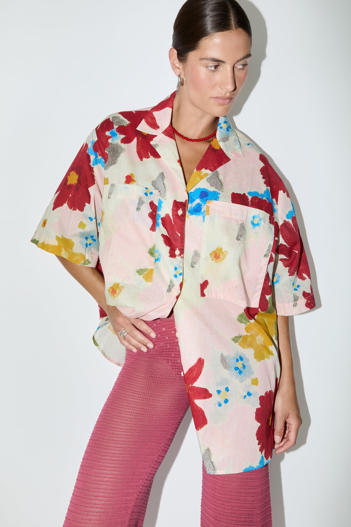 Cotton Shirt - Floral