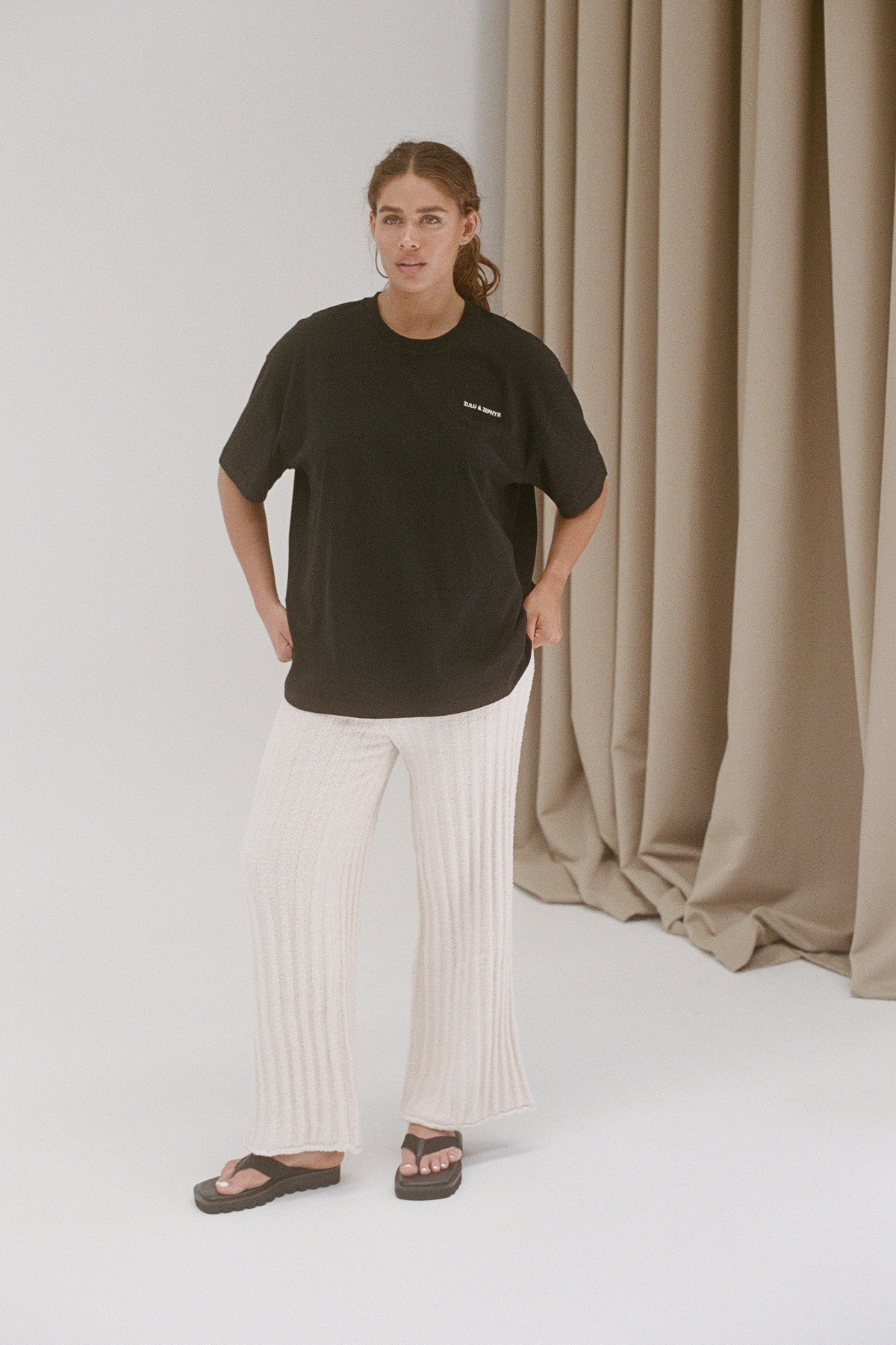 Zulu & Zephyr Logo Hemp Tee - Black