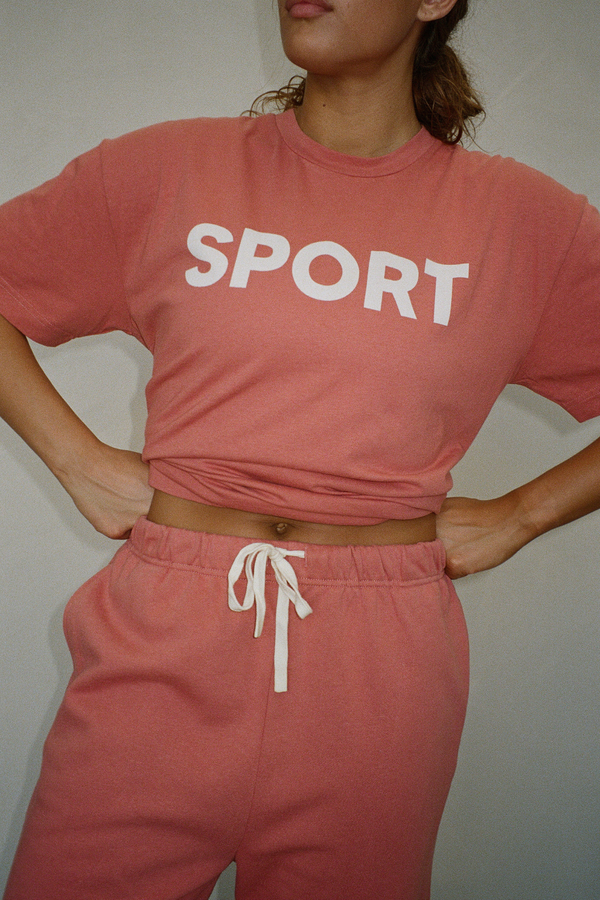 Organic Cotton Blend Sport Tee - Banksia