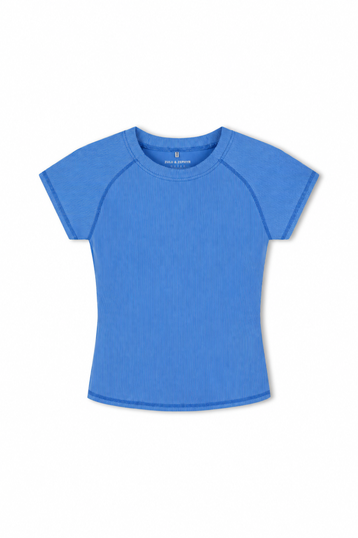 Mini Stripe Short Sleeve Rashie - Sky
