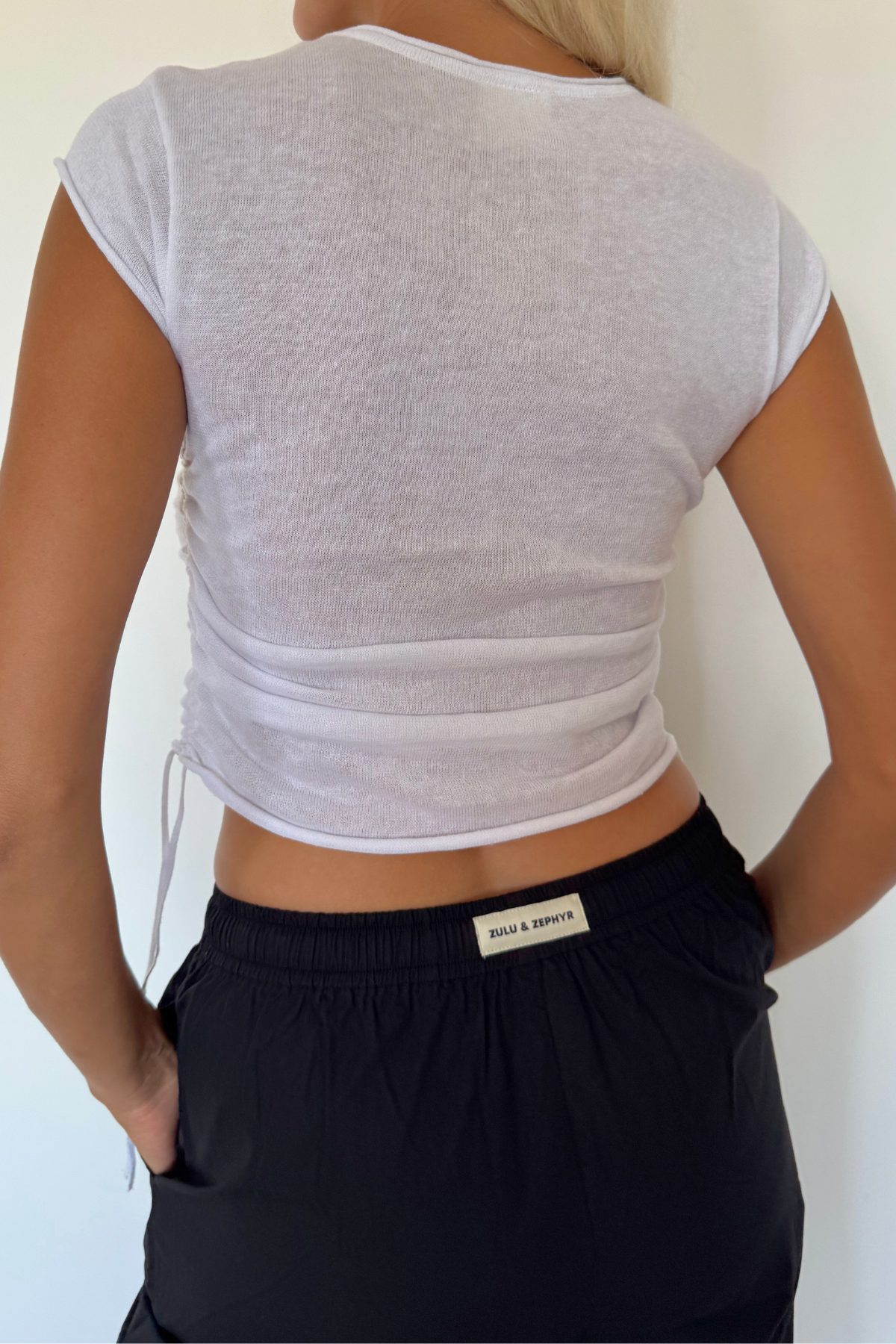 Cotton Poplin Pant - Black