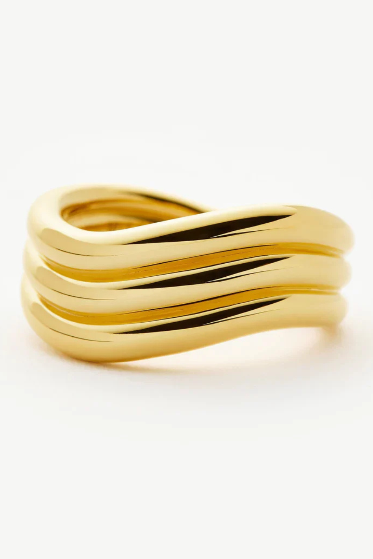 Savi Signature Triple Ring - Gold