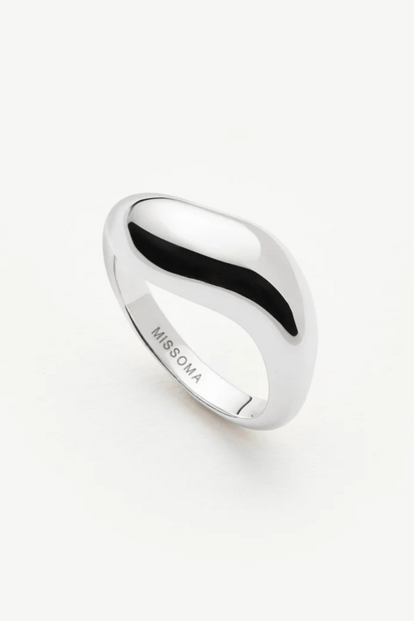 Savi Signature Stacking Ring - Silver
