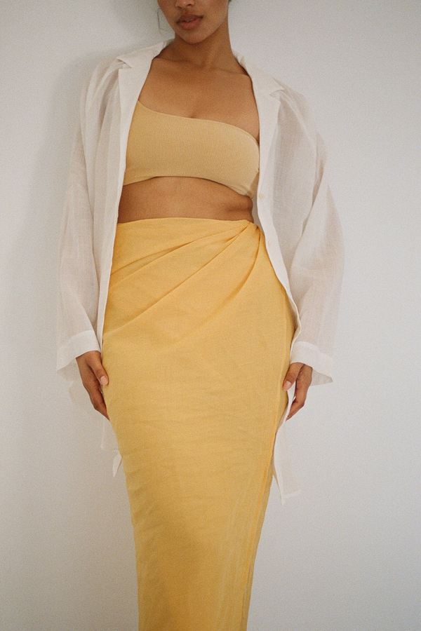 Signature Ramie Sarong - Marigold