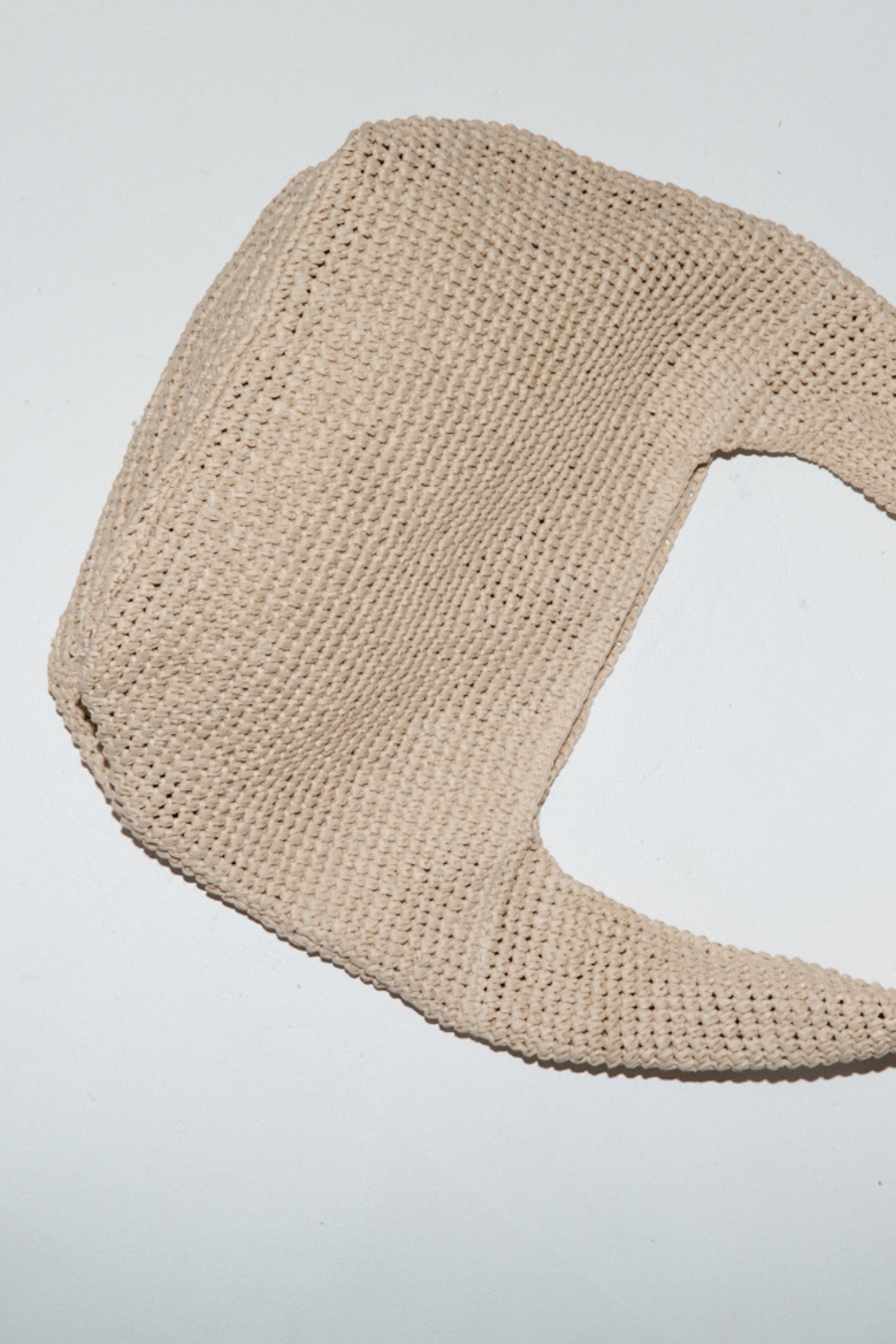 Woven Shoulder Bag - Cream
