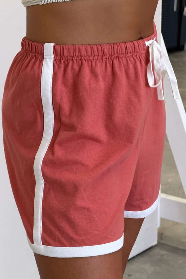 Organic Cotton Blend Sport Short - Banksia