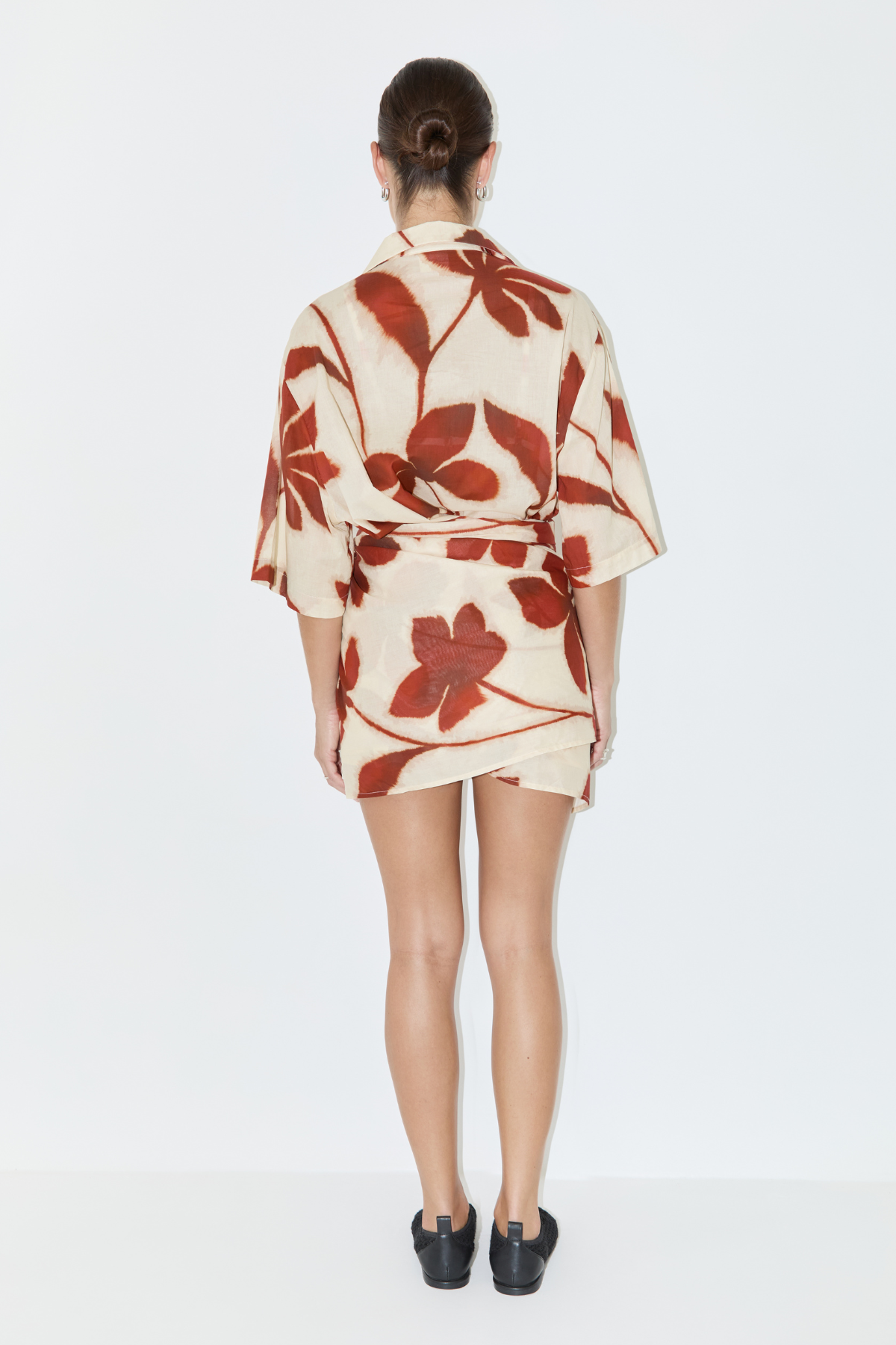 Cotton Sarong - Ruby Floral