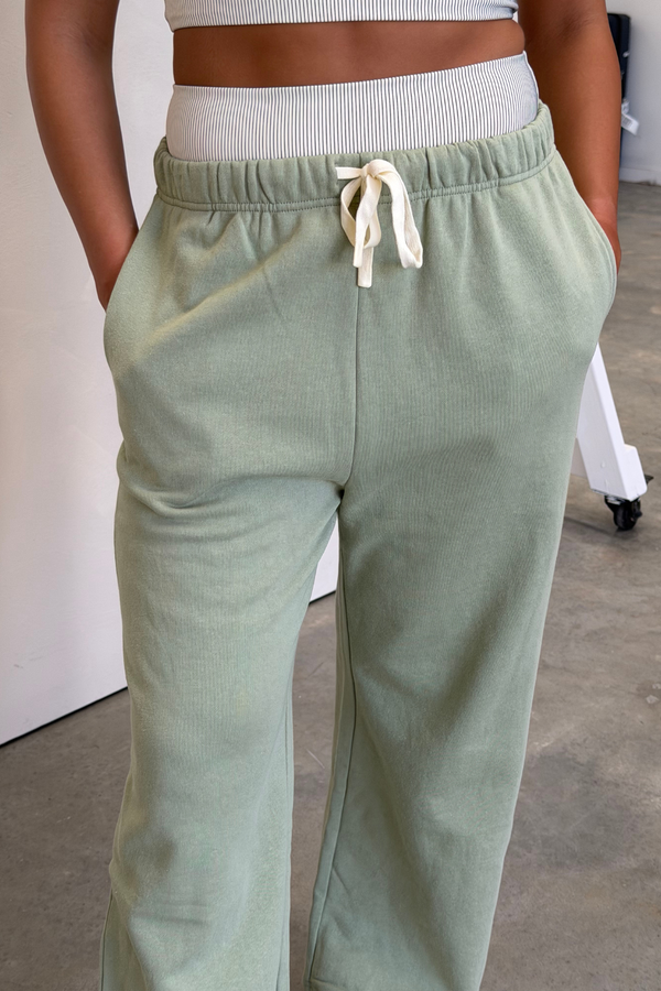 Fleece Sport Sweat Pant - Eucalyptus