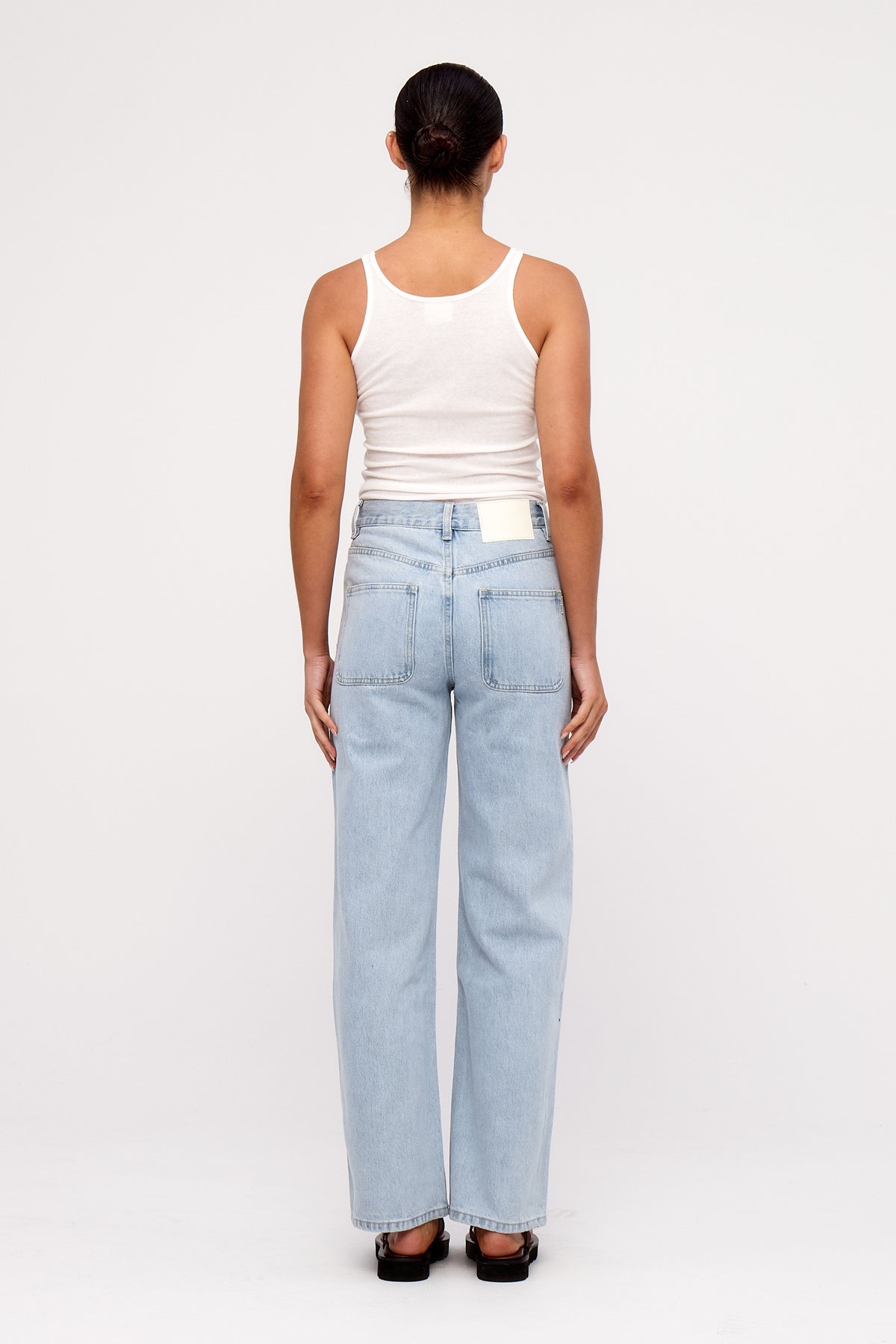 Mid Rise Jean - Light Wash