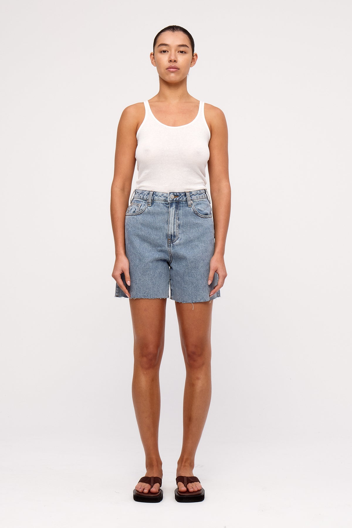Denim Classic Short - Mid Blue