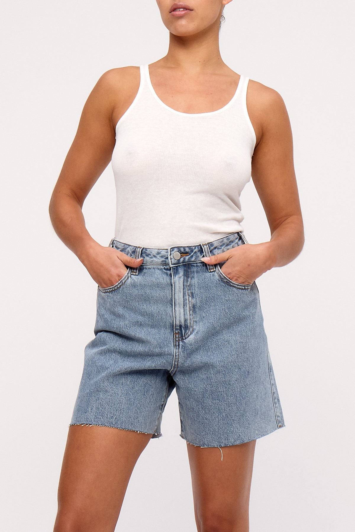 Denim Classic Short - Mid Blue