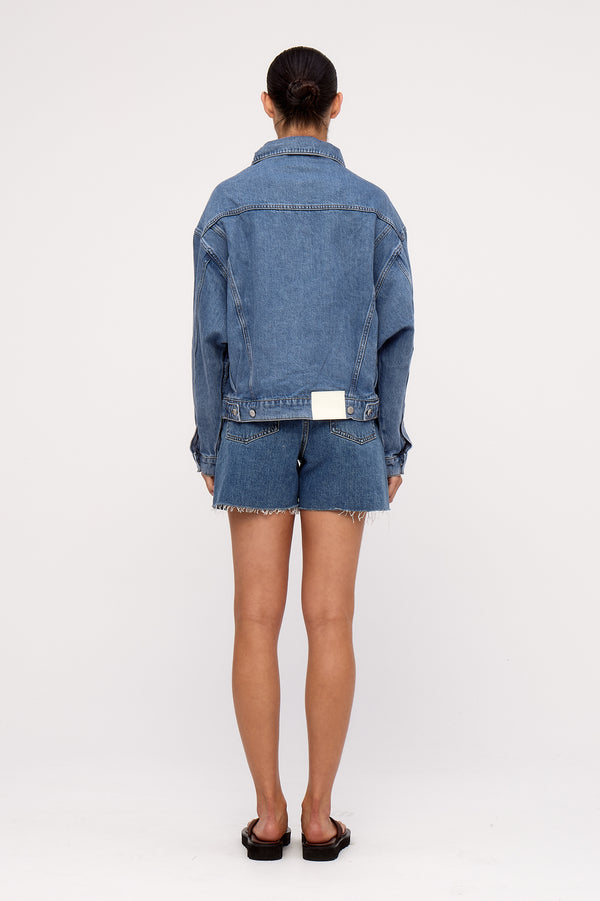 Recycled Denim Jacket - Indigo