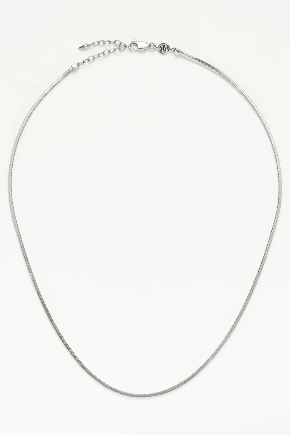 Lucy Williams Short Square Snake Chain Necklace
