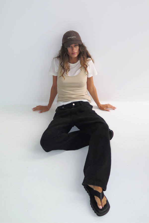 Mid Rise Jean - Black