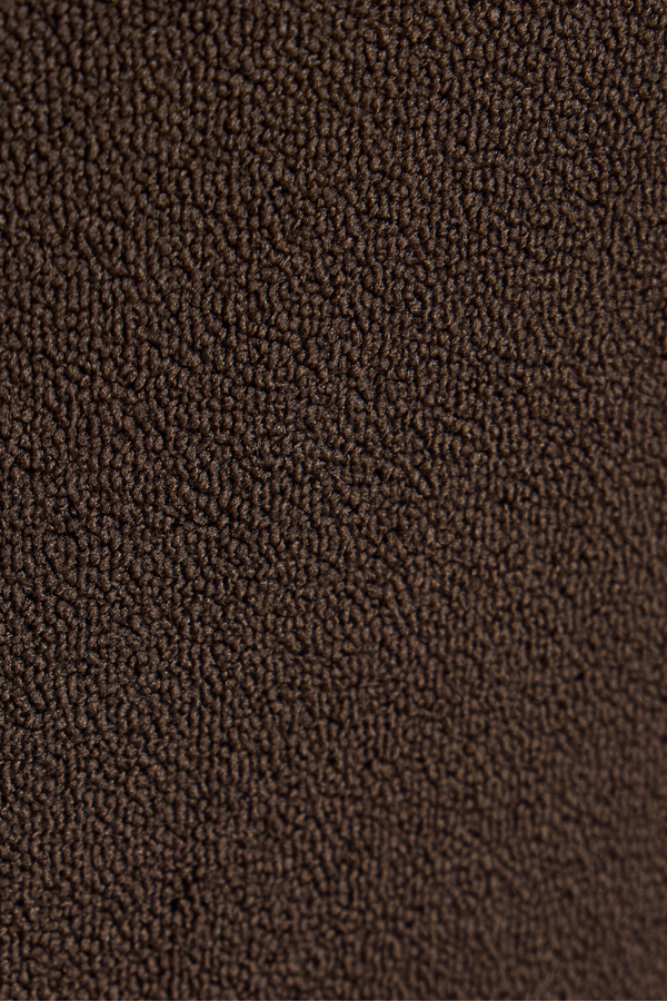 Towelling Curve Brief - Chocolate