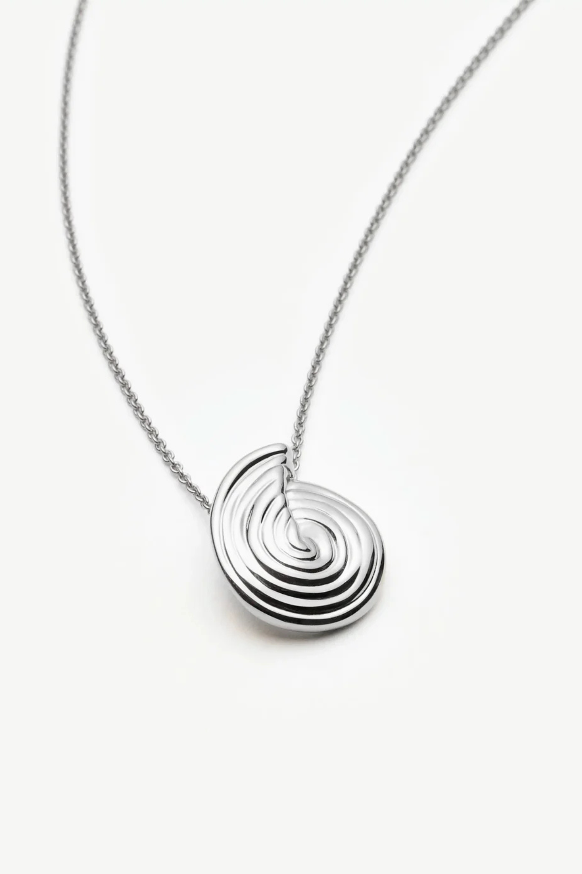 Spiral Mini Pendant Necklace